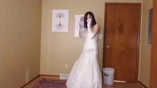Wedding Dress Strip Tease