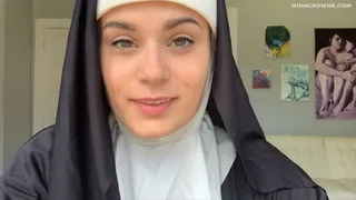 Naughty Nun Teases You in Lingerie