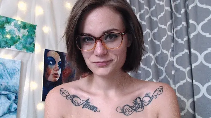 Beautiful Agony with Glasses