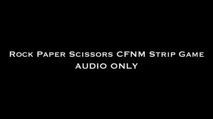 Rock Paper Scissors CFNM Strip Game AUDIO ONLY