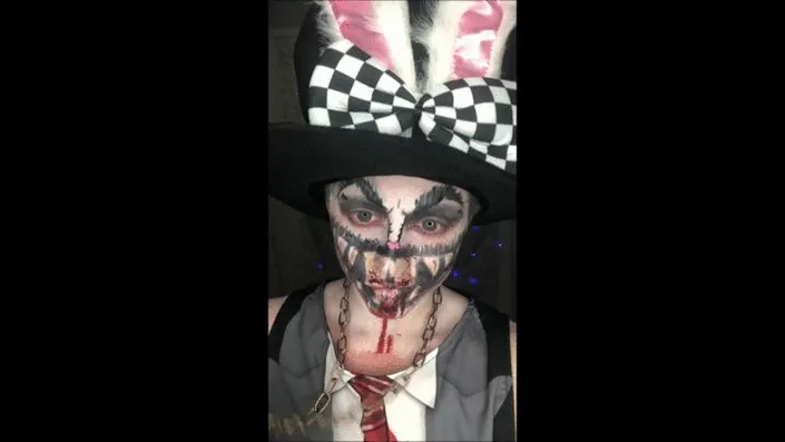 Scary Bunny Halloween Jerk Off