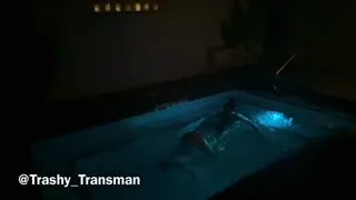 luxurious underwater fuck in pool