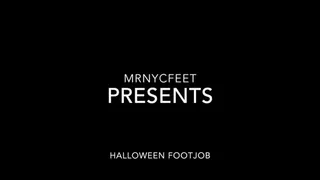 Halloween Footjob