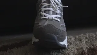 Grey Sneakers & White Socks POV