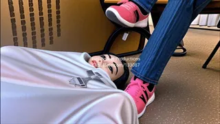 Pink New Balance Face Stomping Anime