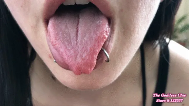 Showing off my Cleft Tongue