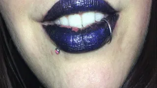 Spitty, Smeared Galaxy Lipstick