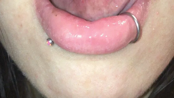 Showing Off my Wet Mouth