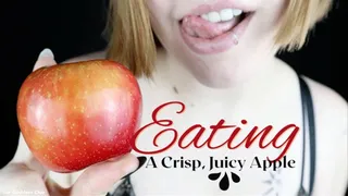 Eating A Crisp, Juicy Apple