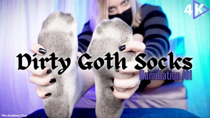 Dirty Goth Socks Humiliation JOI