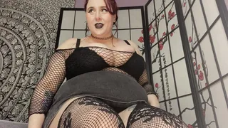 Hot goth girl from high school got FAT!