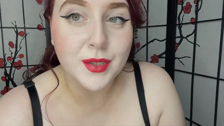 Red kisses on your cock