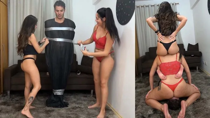 Under Sylvia n Britney n Mummified That's d Punishment 4 Now Clip 01