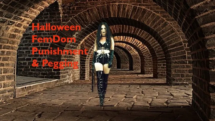 Halloween FemDom Punishment & Pegging AsianNymphet