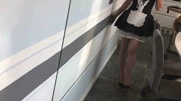 Naughty Maid Flashing