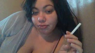 Ebony BBW Smoking Stories: He Was My Human Ash Tray