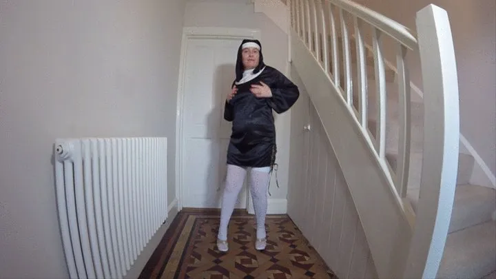 Naughty Nun Striptease