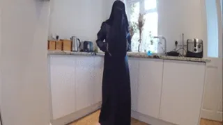 Dancing Nude Under Burqa