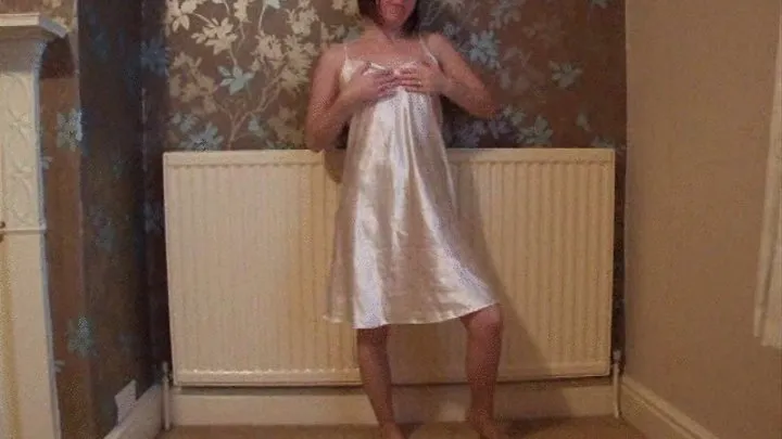 silk night dress and Pantyhose