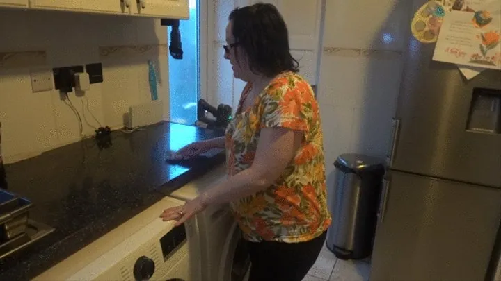 step-mom talked into stripping and cleaning in swimsuit