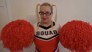 Naughty Stripping Cheerleader