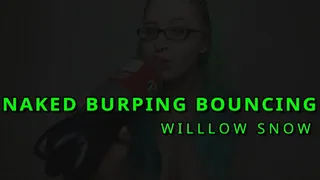 Big Butt BBW Naked Burping and Bouncing