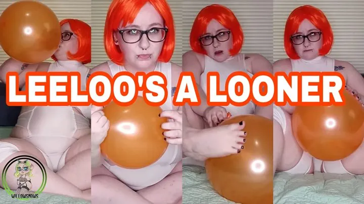 Leeloo's a Looner, First Balloon Play