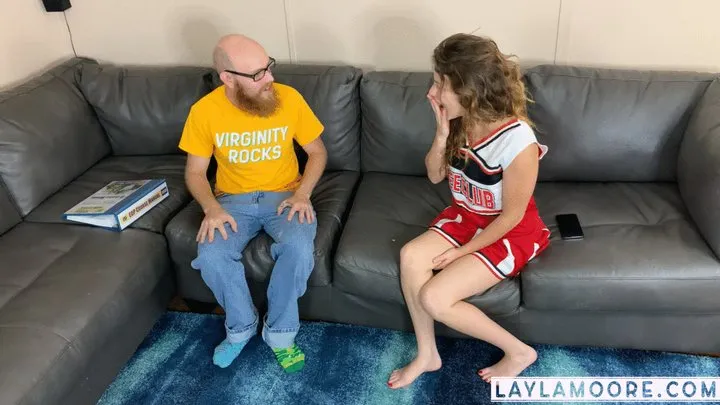 Virgin Larry gets Ravage Wedgie by Cheerleader Luna!