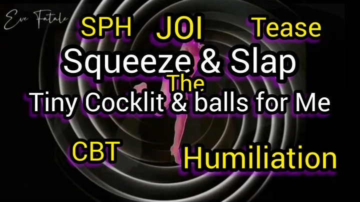 Squeeze & Slap The Tiny Cocklit & balls for Me