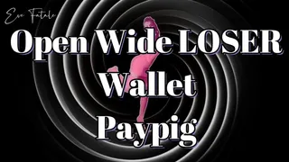Open Wide, LOSER Wallet Paypig