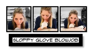 Sloppy Glove Blowjob