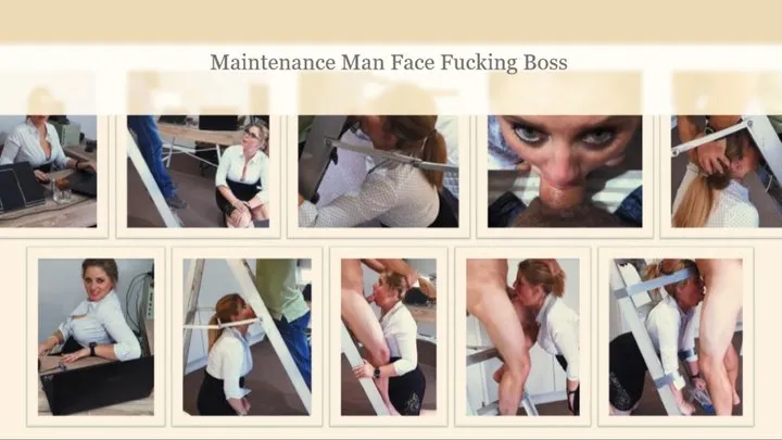 Maintenance Man Face Fuckin Business Woman