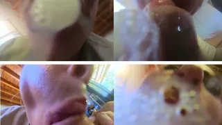 Extreme Close Up Blowjob Cum Twice