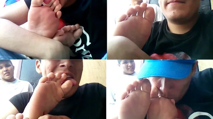 Cute Guy Feet Worshiped