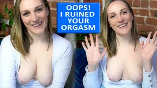 Oops I Ruined Your Orgasm! Clara Dee POV Virtual Handjob