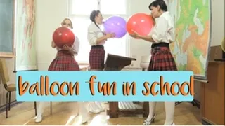 balloon fun in school