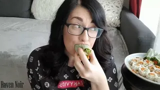 Topless Mukbang Get to know Raven