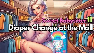 Messy Diaper Change at the Mall (Sweet Babysitter 11)