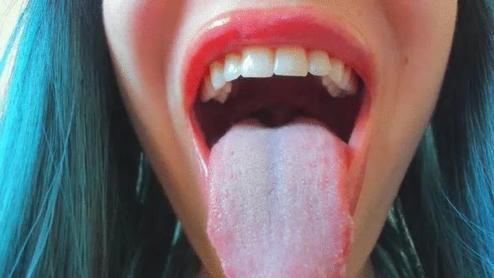 drool dripping from my tongue 2