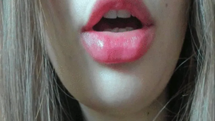 Look at my mouth while I cum