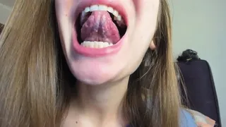 veins of the tonguebig taste buds uvula