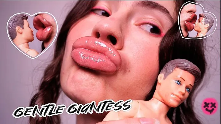 Gentle giantess sticky kiss 7