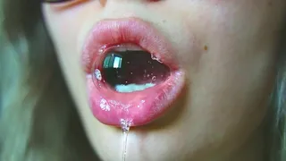 Drool dripping from my tongue 4
