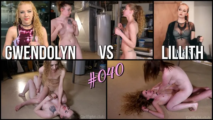 #040 Gwendolyn vs Lilith Nude REAL Fistfight Catfight to KO