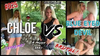 #025 Chloe Pandemonium vs Blue Eyed Devil: Spit Bitch Catfight PREMIUM mp4