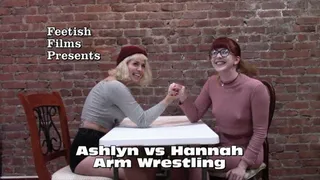 Ashlyn vs Hannah Arm Wrestling