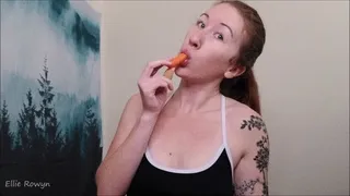 Chewing Baby Carrots