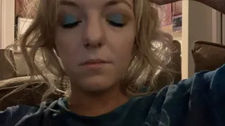 Trashy Girl Hiccups After Silly Night Out