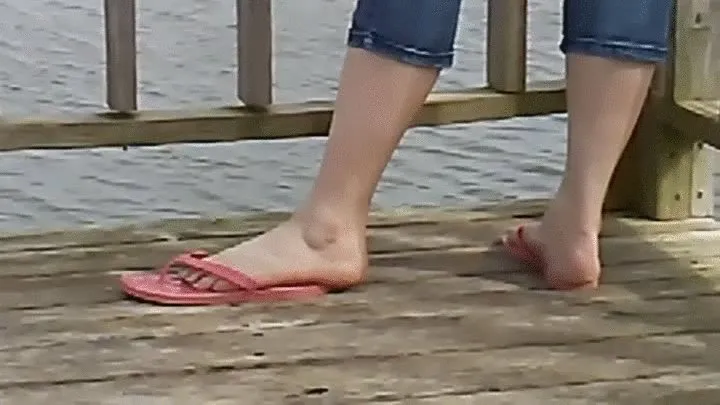 "Pier" Perfection With Coach Flip Flops!