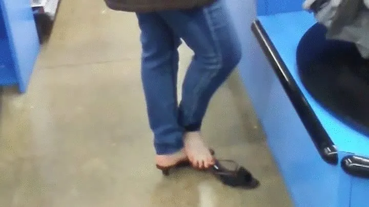 Gathering Groceries in Glossy Heels!